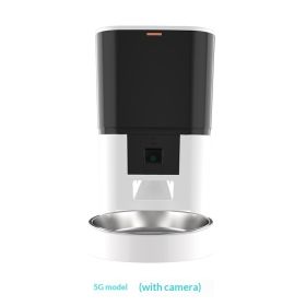 Video Camera With Adjustable Performance Pet Feeder (Option: White 6L-5G Night Vision Version)
